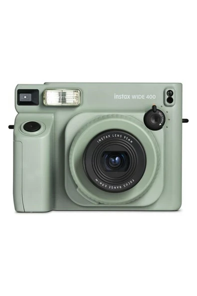 Fujifilm Instax Wide 400 Yeşil Fotoğraf Makinesi 20'li Film ve Deri Albüm Hediye Seti ürün görseli 1