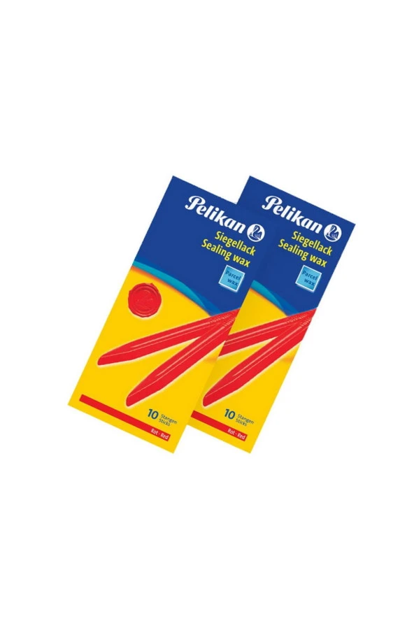 Pelikan Mühür Mumu Kırmızı 10 LU 60 10 ürün görseli 1