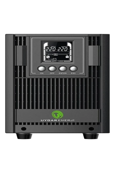 Uygar Enerji Time Tıme 2kva Onlıne LCD  Yeni Nesil Akü Kesintisiz Güç Kaynağı Ups (4×12V7AH) ürün görseli 1