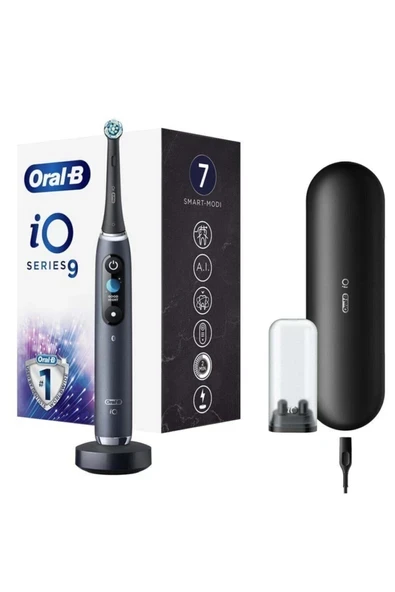 Oral-B iO 9 Şarjlı Diş Fırçası - Siyah ürün görseli 1