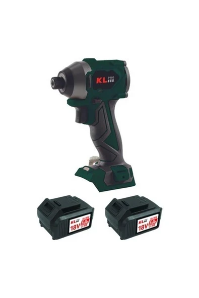 18 Volt KLDV18BH-50 18V/5.0 Ah 220NM Kömürsüz Şarjlı Torklu Darbeli Vidalama 3 Yıl Takım Çantalı 2 ürün görseli 1