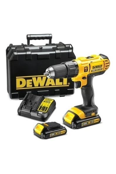 Dewalt DCD776S2 18V 1.5 Ah Li-On Şarjlı Darbeli Matkap ürün görseli 1