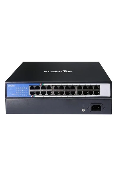 Eurolink - 24 Port 10/100/ Megabit Ethernet SWİTCH-EL-S1024 uyumlu ürün görseli 1