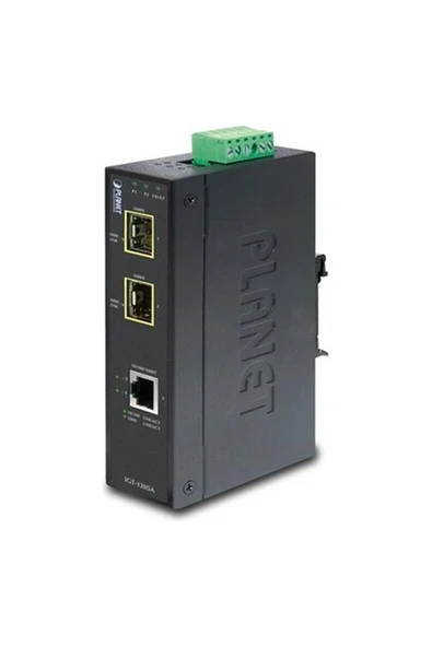 Planet PL-IGT-1205AT 10/100/1000T 2 Port 1000BASESX/LX/BX  Media Converter ürün görseli 1