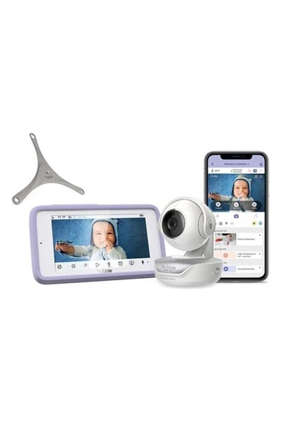 Hubble Nursery Pal Deluxe 5” Hd Wi-Fi Dokunmatik Ekran Portatif Dijital Bebek Kamerası ürün görseli 1