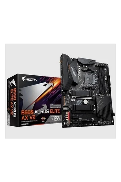 Gigabyte Mab Amd B550 Elite Ax V2 Ddr4 4733MHZ 128 GB Anakart B550-AOR-ELITEAXV2 ürün görseli 1