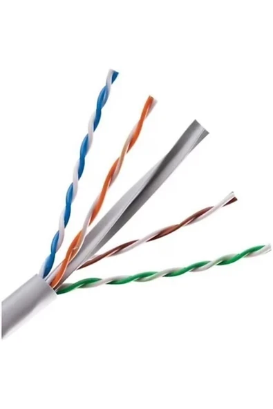 SENSEI SC-500LZSH 500MT 23AWG 350MHZ U/UTP %100 BAKIR CAT6 HALOJEN FREE GRI RENK KABLO ürün görseli 1
