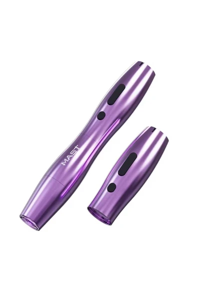 1 Set MAST. P20 Wireless Kablosuz Double Power Supply Battery Kalıcı Makyaj & Tattoo Cihazı ( Mor ) ürün görseli 1