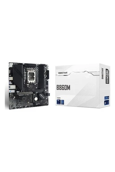 Biostar B860MT-E Pro 8000MHZ Ddr5 Matx 1851P Anakart ürün görseli 1