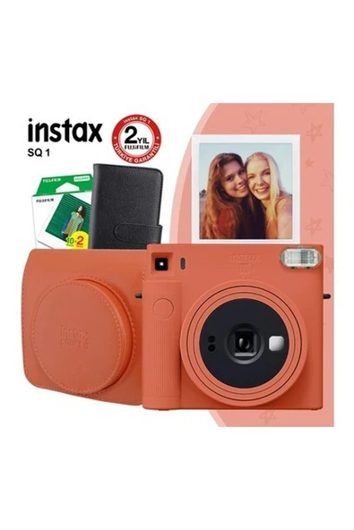 Fujifilm Instax Sq1 Terracotta Turuncu Fotoğraf Makinesi ve Hediye Seti 1 ürün görseli 1