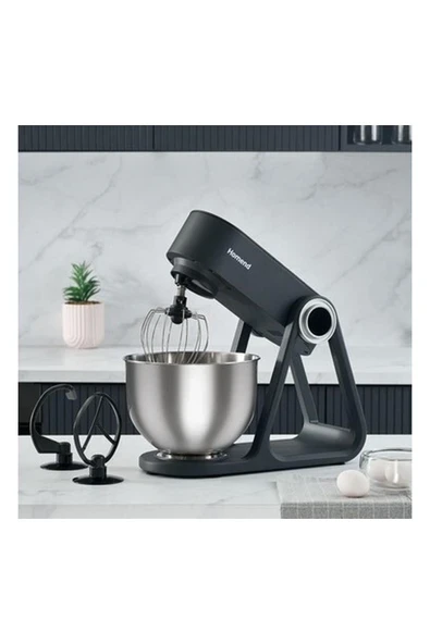 Homend Profashion 3023H Digital Ekran 5 Lt Döküm Stand Mikser Antrasit 1500W ürün görseli 1