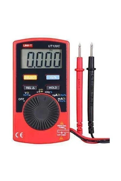 Uni-T Ut 120C Cep Tipi Dijital Multimetre Ut 120C Cep Tipi Dijital ürün görseli 1