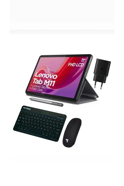 Tab M11 2.0Ghz 8Gb 128Gb 11 İNÇ FullHd Tablet Kalem Kılıf Başlık cam Klavye Mouse ( Türkiye Garatili ürün görseli 1