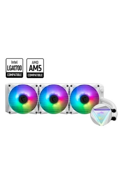 MSI MAG CORELIQUID 360R V2 WHITE 360 MM SIVI ISLEMCI SOGUTUCUSU ürün görseli 1