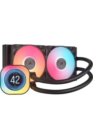 240MM TITAN 240RX LCD CW-9061022-WW AM5-1851P RGB UYUMLU SIVI SOĞUTMALI İŞLEMCİ FANI ürün görseli 1