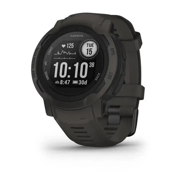 Garmin Instinct 2, Rugged Outdoor Watch with GPS, built for All Elements, Multi-GNSS Support, Tracback Routing and More, Graphite - 010-02626-10-10 ürün görseli 1