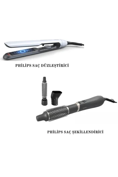 PHİLİPS SAÇ BAKIM SETİ(PHİLİPS SAÇ DÜZLEŞTİRİCİ/PHİLİPS SAÇ ŞEKİLLENDİRİCİ) ürün görseli 1