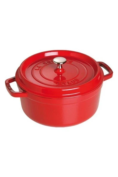 Staub Döküm Tencere Yuvarlak 26 cm Kiraz ürün görseli 1