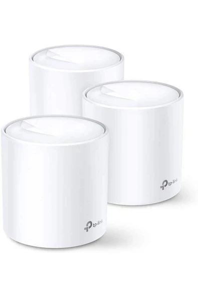 Deco X60 3Lü Wi-Fi 6 Ax5400 Tüm Evi Kapsayan Mesh Wifi Sistemi ürün görseli 1