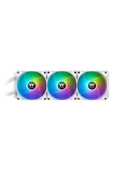 Thermaltake TH360 Argb Sync Snow 360MM Radyatörlü, Intel / Amd Uyumlu, 3X12CM Fanlı, Sıvı Işlemci Soğutucu (CL-W302-PL12SW-A) ürün görseli 1