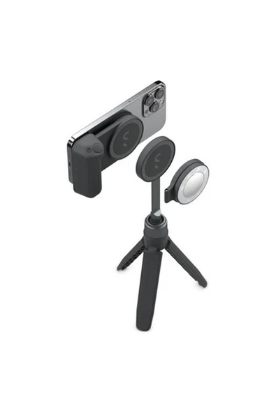 Snapgrip Creator Kit - Snapgrip, Snaplight, Snappod ve Taşıma Çantası Içerir - Manyetik Montaj Her Telefona Takılır | Gece Yarısı ürün görseli 1