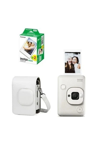 Fujifilm Instax Mini Liplay Hybrid Fotoğraf Makinesi 20'li Film Liplay Uyumlu Çantalı Set ürün görseli 1