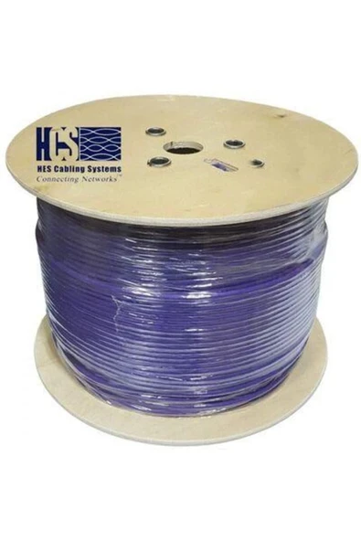 HCS Cat 6 Halogen Free U/utp Lsoh 500M Kablo 23AWG MAVİ ürün görseli 1