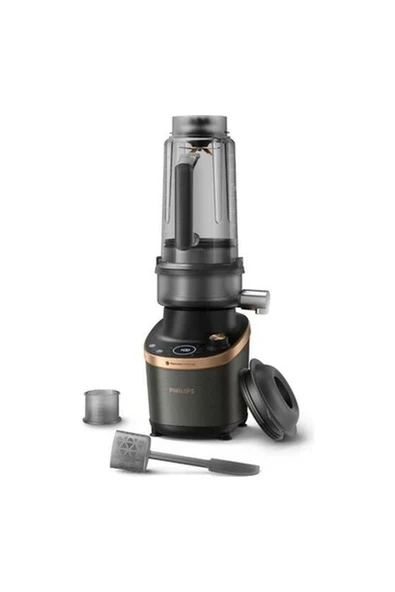 Philips Mutfak Robotu Seti Çok Amaçlı Blender Set Siyah-Bakır Meyve Sıkacağı Modüllü Yüksek Hızlı Blender ürün görseli 1