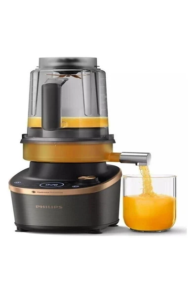 Dual Chef Meyve Sıkacağı \u0026 Blender Siyah metal 1500 Watt 2 Litre ürün görseli 1