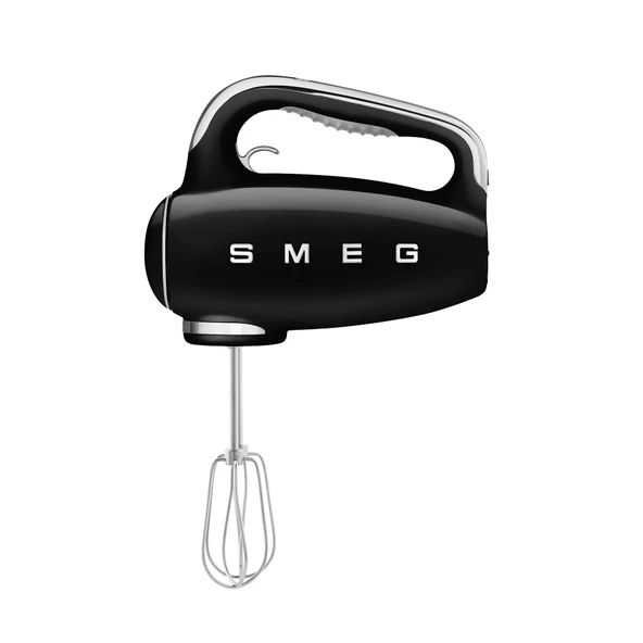 Smeg, Kişisel Blender PBF01BLEU, 2 hız ayarı, paslanmaz çelikten yapılmış çift bıçak, 2 x 600 ml şişe dahil, kaymaz taban, entegre kablo sarıcı, 300W, siyah ürün görseli 1