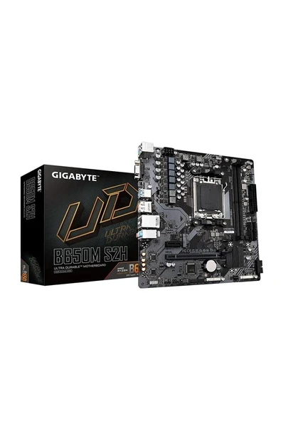 Gıgabyte B650M S2H Amd Am5 Ddr5 Micro Atx Anakart ürün görseli 1