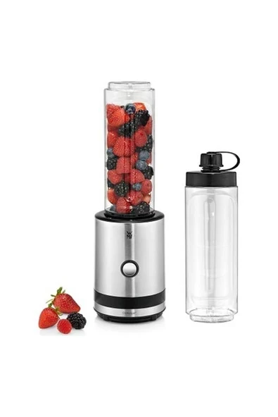 Lidyahan Store Kitchenminis Çelik Smoothie To Go Gümüş Blender 300 W ürün görseli 1