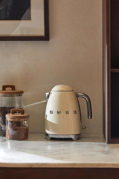 50’s Style Krem Retro Krem Kettle Klf03creu ürün görseli 1