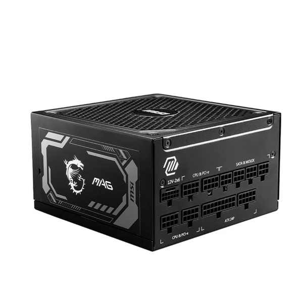 MSI Mag A1250GL Pcie5 1250W 80+ Gold 135mm Fanlı Gaming Güç Kaynağı ürün görseli 1