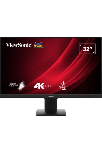 Viewsonic 32” VG3208-4K-HD 4ms 60Hz UHD Va Panel 4K Yükseklik Ayarlı Monitor ürün görseli 1