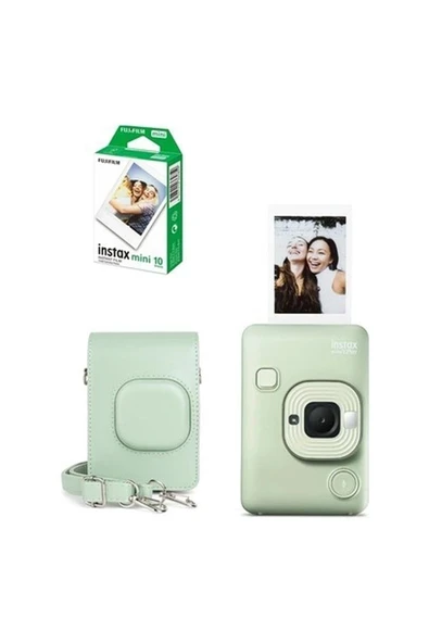 Fujifilm Instax Mini Liplay Hybrid Fotoğraf Makinesi 10'lu Film Liplay Uyumlu Çantalı Set ürün görseli 1