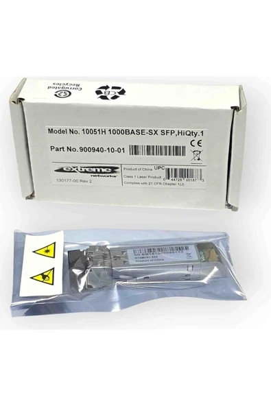 NETWORKS 10051H 1000BASE-SX Sfp Mmf 220-550 Meters Lc Connector Industrial Temp ürün görseli 1