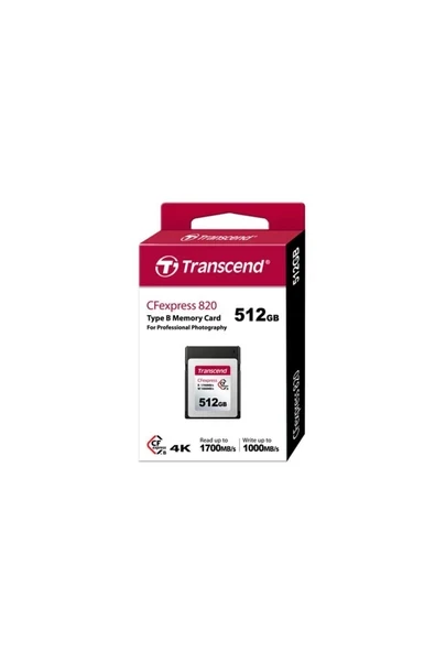 512gb Cfe820 Cfexpress Tip B Hafıza Kartı Ts512gcfe820 ürün görseli 1