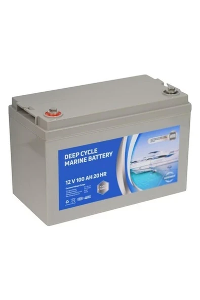 Agromot Marin Akü 12V 100 Ah Marin Jel Akü Deep Cycle Nano Carbon Agm Battery ürün görseli 1