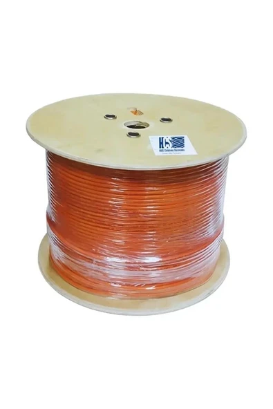 Hcs Cat 6 Halogen Free U/utp Lsoh 500m Kablo 23awg Turuncu ürün görseli 1