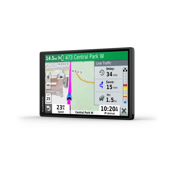 Garmin DriveSmart 55 ve Trafik, GPS Navigator, 5.5" Ekran, Basit On-Screen Menus, Easy-to-See Maps ürün görseli 1