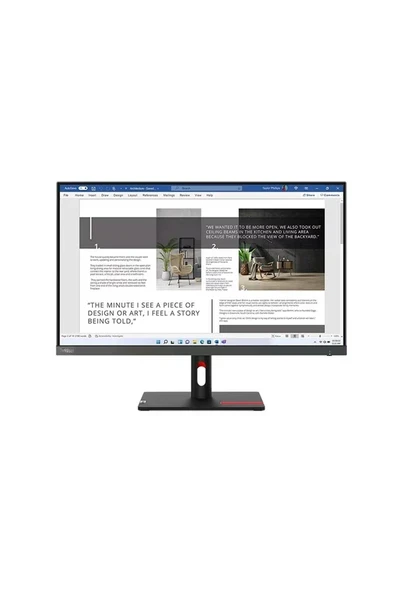 Lenovo Thinkvision S27I-30 63DFKAT4TK IPS 100 Hz 4ms HDMI VGA 27'' Monitör ürün görseli 1