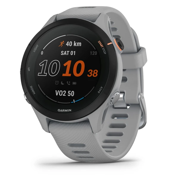 Garmin Forerunner® 255S, Smaller GPS Koşu Smartwatch, Advanced Insights, Long-Lasting Battery, Toz Gray ürün görseli 1