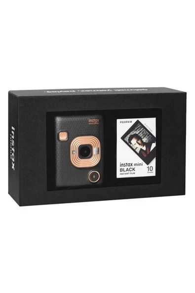 Instax Mini Liplay Elegant Black Fotoğraf Makinesi Siyah Special Box ürün görseli 1