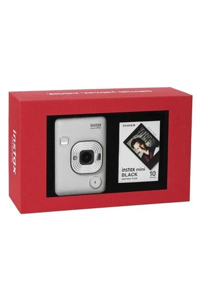 Instax Mini Liplay Stone White Fotoğraf Makinesi Special BOX-FOTSI00103-LK ürün görseli 1