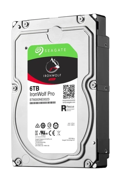 IronWolf Pro 3.5\" 6TB 7200RPM ST6000NE0023 Dahili Sabit Disk ürün görseli 1