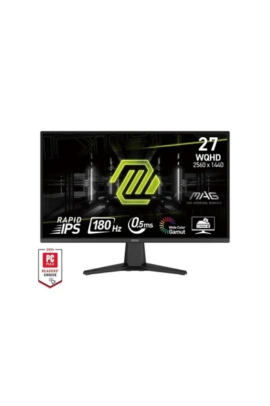 MSI 27" Mag 275QF 2560X1440(WQHD) IPS 180HZ 0,5ms Gaming Monitor ürün görseli 1