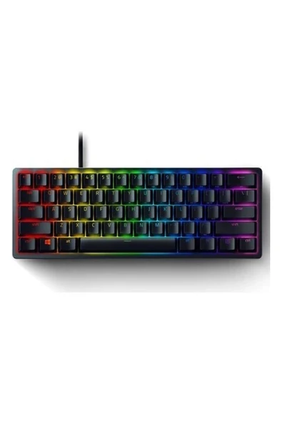 Razer Huntsman Mini Purple Switch RGB İngilizce Kablolu Gaming Klavye RZ03-03390100-R3M1 ürün görseli 1