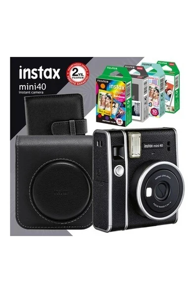 Instax Mini 40 Fotoğraf Makinesi ve Mega Seti ürün görseli 1