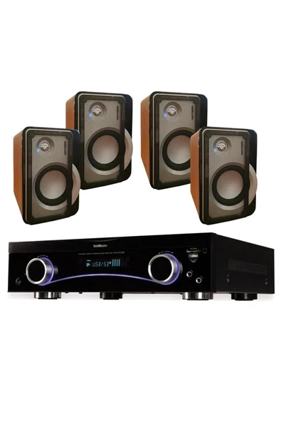 4 Adet Hoparlör Anfi AV-313 Set Ev Sinema Sistemi ürün görseli 1